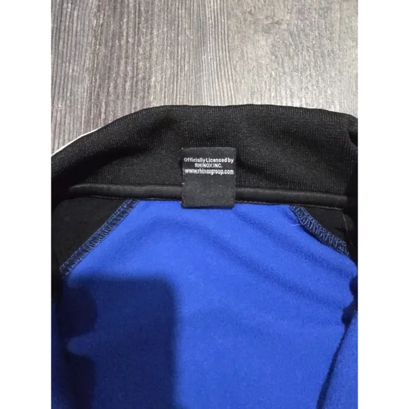 Manchester United Sweat Suit Jacket Men's Medium Black & Blue MUFC Futbol Soccer - Picture 3 of 9